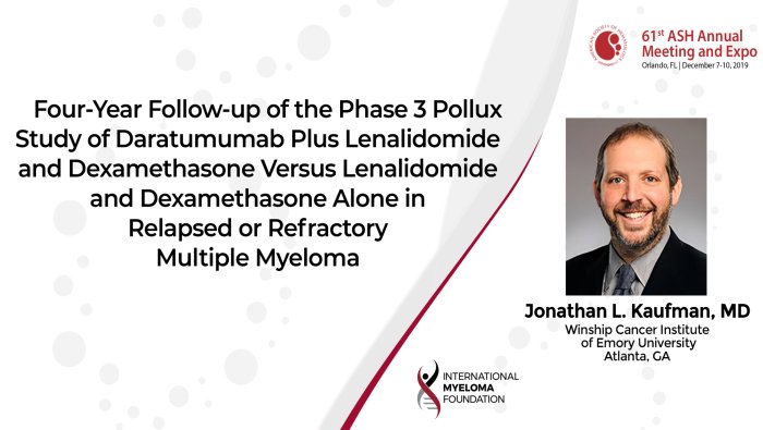 Dr. Jonathan Kaufman Pollux ASH 2019