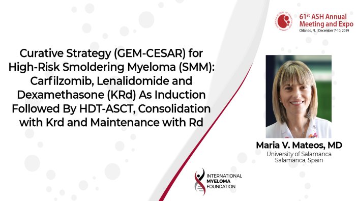 Dr. Maria Victoria Mateos GEM-Cesar ASH 2019