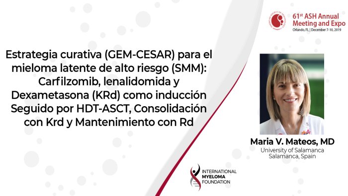 Dr. Maria V. Mateos GEM-Ceasar ASH 2019