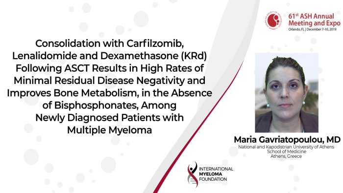 ASH 2019 Dr. Maria Gavriatoupoulou