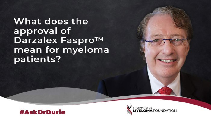 Ask doctor durie Darzalex Faspro title card