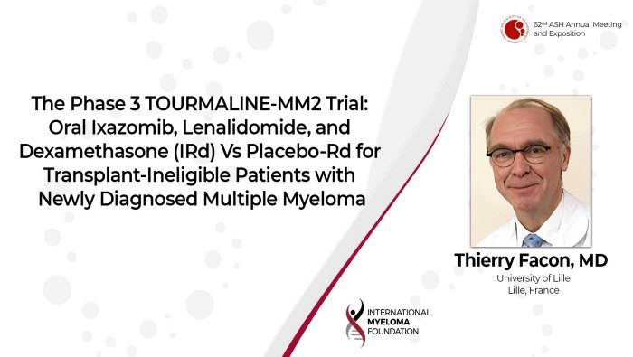 TOURMALINE-MM@ study Dr. Thierry Facon ASH 2020