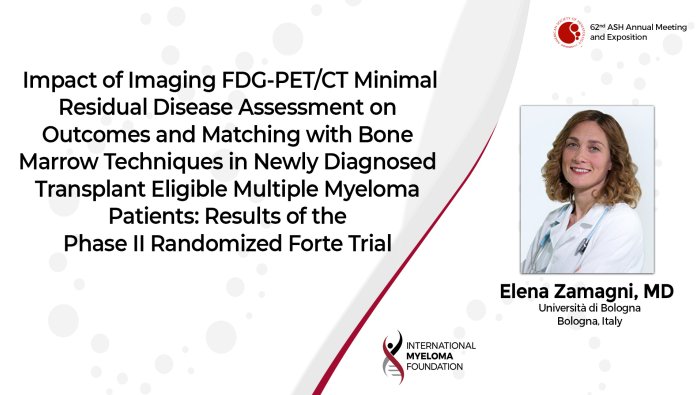 Results of the Forte trial Dr. Elena Zamagni ASH 2020
