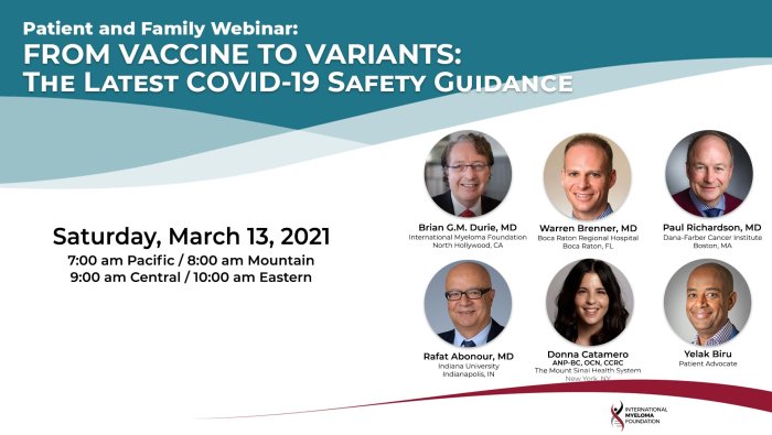 patient and family webinar headshots