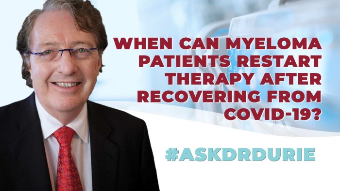 restart myeloma post covid blog
