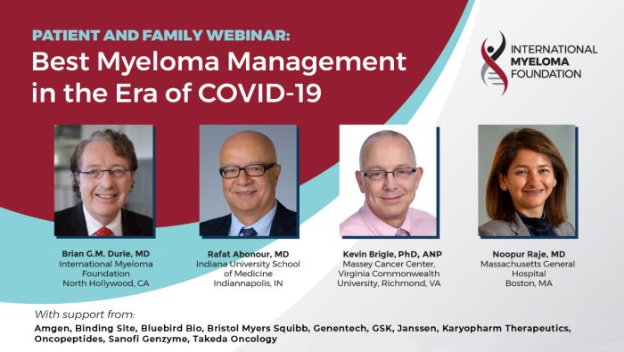 patient and family webinar headshots
