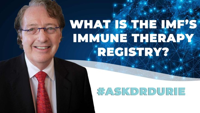 ask dr durie video about immune therapy image