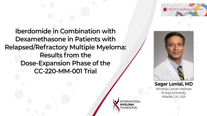 ASH 2021 Lonial Iberdomide