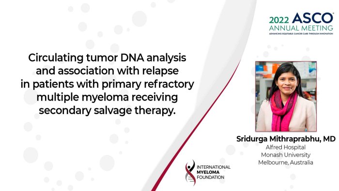 ctDNA Analysis and Relapse Association in Primary RRMM Patients