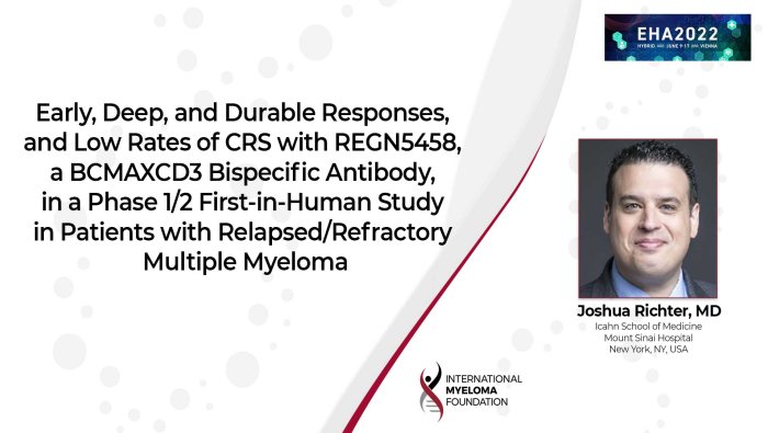 Updates on Phase 1/2 Trial REGN5458 Presented at EHA 2022