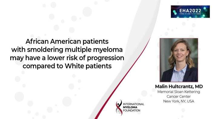  African American SMM Patients Presented at EHA 2022