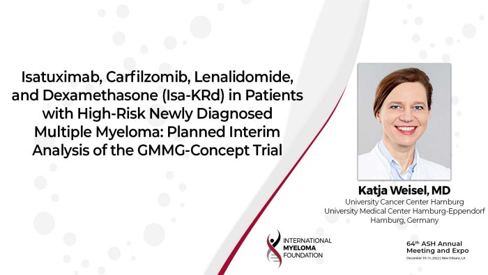 Dr. Katja Weisel on the interim GMMG CONCEPT Trial