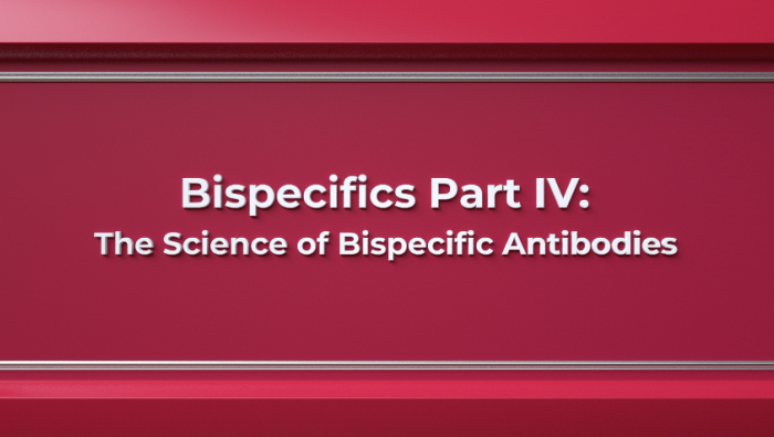Bispecifics Part 4: The Science of Bispecific Antibodies