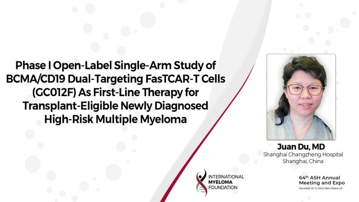 Dr Juan Du ASH Abstract on FasTCAR-T cell therapy