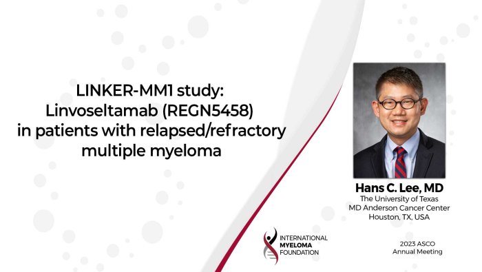 ASCO23: Dr. Hans Lee on the Linker-MM1 study 