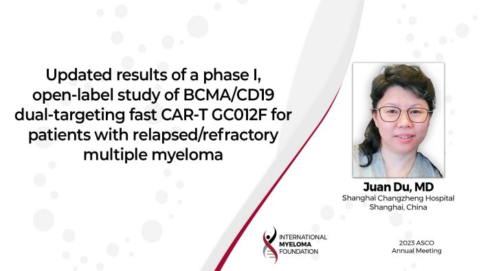 ASCO23 Dr. Juan Du on C012F 