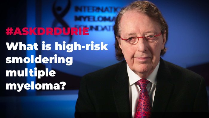 What is high-risk smoldering multiple myeloma?