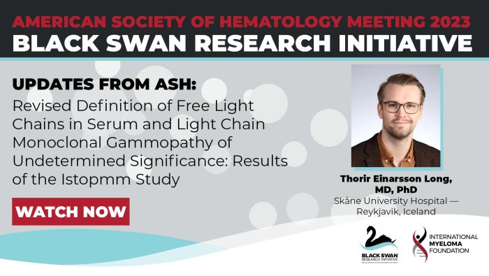 Revised Definition of Free Light Chains in Serum and Light Chain Monoclonal Gammopathy of Undetermined Significance: Results of the Istopmm Study