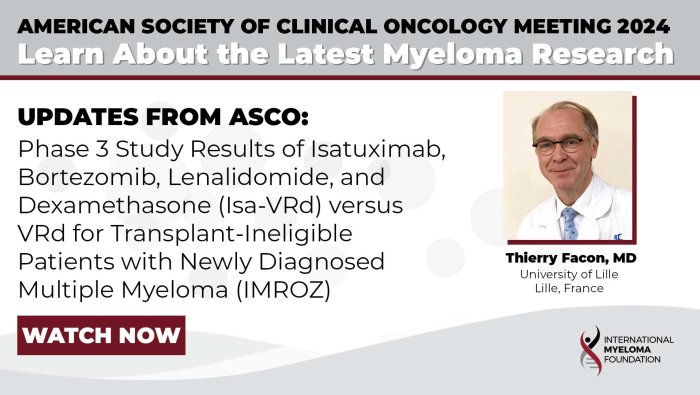 Isa-VRd vs VRd for Transplant-Ineligible Patients with Newly Diagnosed Multiple Myeloma 
