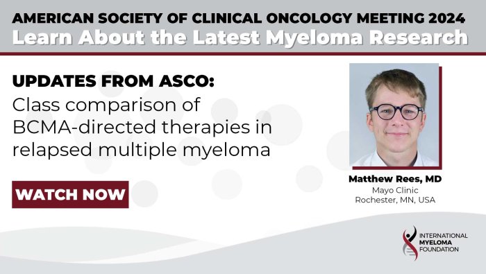 Class comparison of BCMA-directed therapies in relapsed multiple myeloma