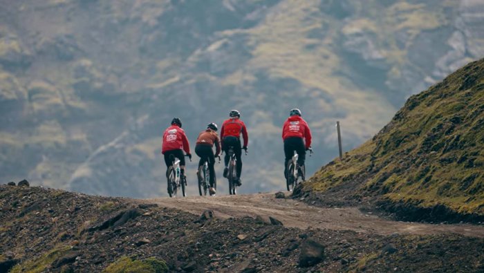 A group of dedicated cyclists embark on a unique adventure across the breathtaking landscapes of Iceland on the IMF's Iceland Cycling Expedition (ICE).