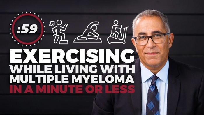 Exercising with multiple myeloma