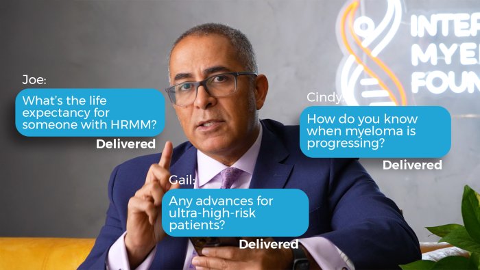 Dr. Joseph Mikhael answers questions about high risk multiple myeloma 