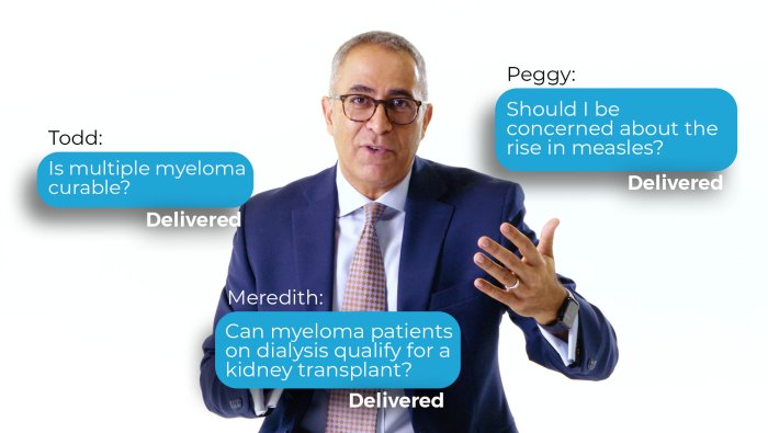 Dr. Joseph Mikhael explains MMR Vaccine Safety & CAR‑T Eligibility, and More: Top 10 Myeloma Patient Q&A