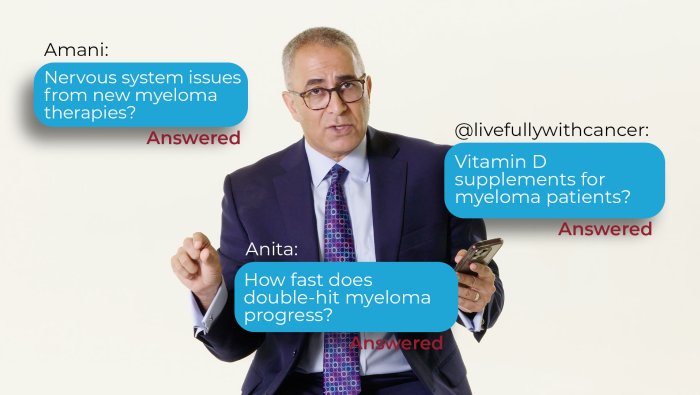 Smoldering Myeloma vs. Double-Hit, Supplements & Nerve Effects | Top Myeloma Questions Answered 
