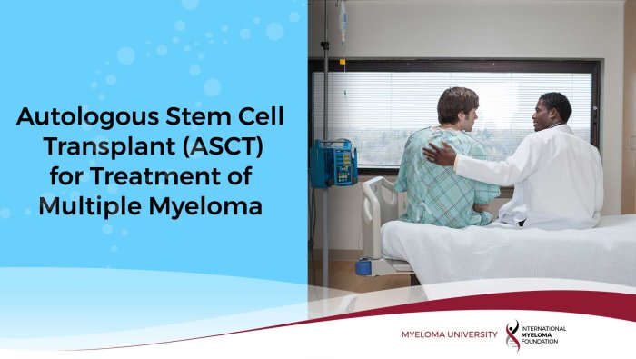 MYELOMA UNIVERSITY | Overview of Autologous Stem Cell Transplant for Treatment of Multiple Myeloma