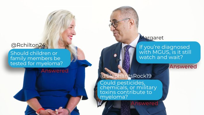 MGUS, High-Risk Myeloma, Relapse & Dexamethasone Side Effects | Your Questions Answered