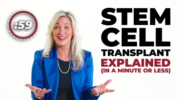 Stem Cell Transplant for Myeloma Explained | Myeloma in a Minute 