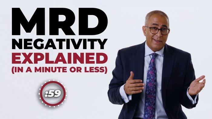 So You're MRD Negative: Does That Mean Your Myeloma Is Gone? | Myeloma in a Minute 