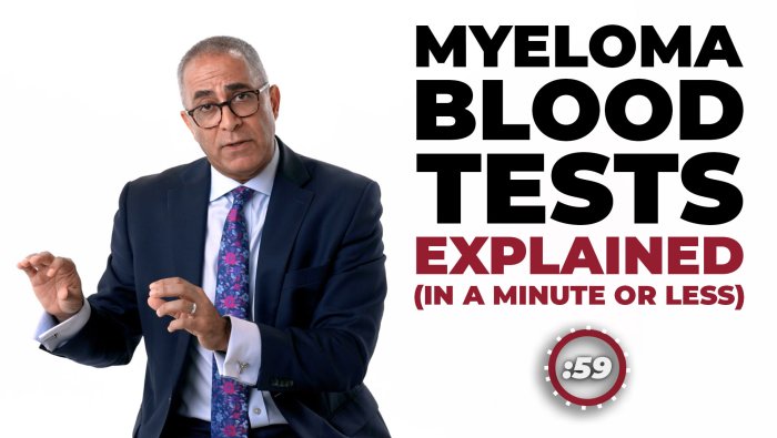 Myeloma Blood Tests Explained: CBC, M Spike & Light Chains | Multiple Myeloma in a Minute 