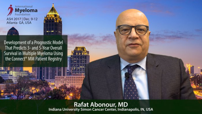 Rafat Abonour, MD at ASHtalks Connect MM Patient Registry 