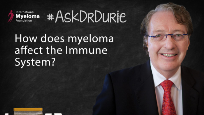  Dr. Durie discusses myeloma affect on the immune system.