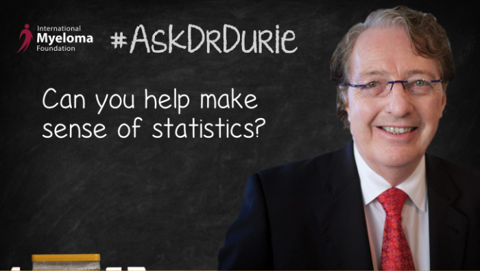 Dr.Durie in front of a chalk board