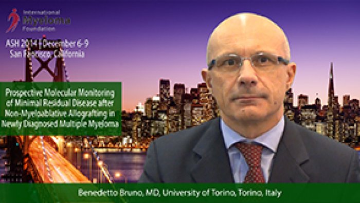 Dr. Benedetto Bruno at ASH convention 2014