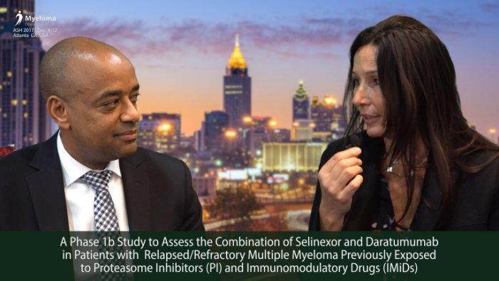 At the ASH Convention: Cristina J. Gasparetto, MD Discusses A Study to Assess the Combination of Selinexor and Daratumumab in Patients with Relapsed 