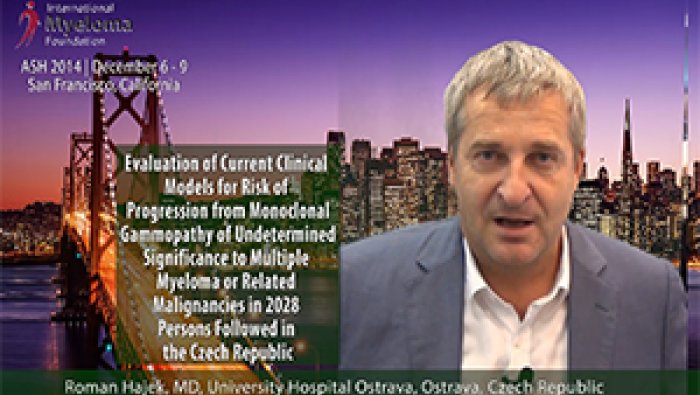Dr. Roman Hajek at ASH convention 2014