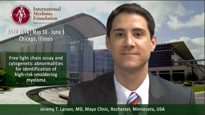 Jeremy Larsen, MD at ASCO 2014