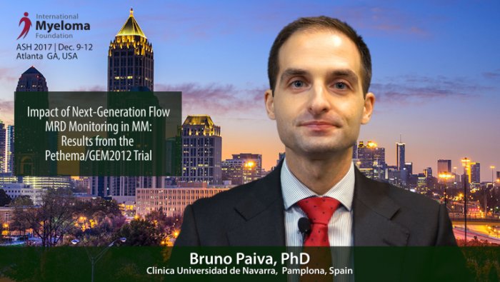 Bruno Paiva, PhD at ASH talks Next-Generation Flow MRD Monitoring in Multiple Myeloma